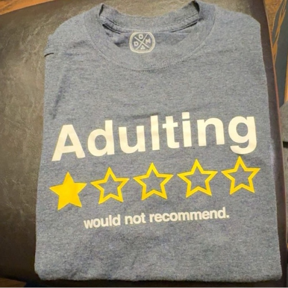 Shortsleeve funny tee size medium